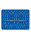 Medium / Zig Zag Cursive N | U | C | O / Blue