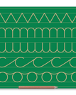 Medium / Zig Zag Cursive N | U | C | O / Green