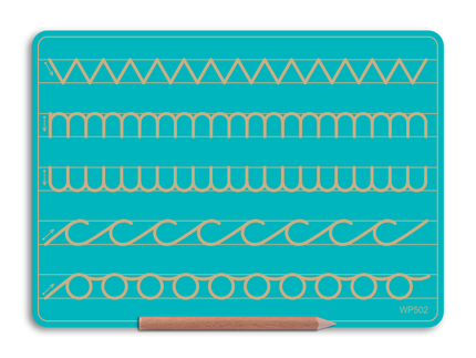 Wooden 5 Pattern Board