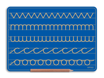 Wooden 5 Pattern Board