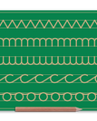 Green / Zig Zag Cursive n u c o