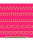 Pink / Zig Zag Cursive n u c o