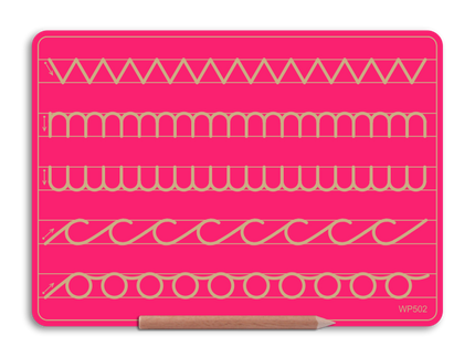 Wooden 5 Pattern Board