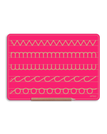Pink / Zig Zag Cursive n u c o