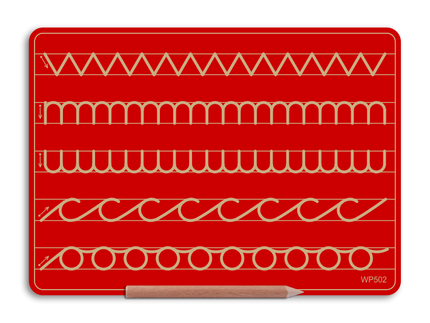 Wooden 5 Pattern Board
