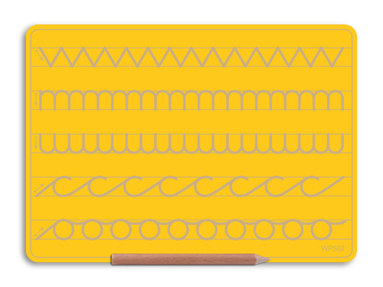 Wooden 5 Pattern Board