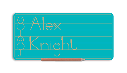 WriteRight My First Name & Surname board - Alt Print 1