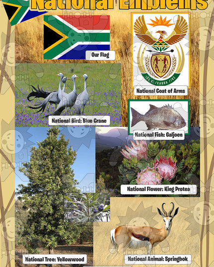 National Emblems A3 Poster
