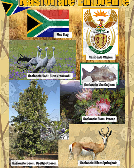 Nationale Embleme A3 Poster