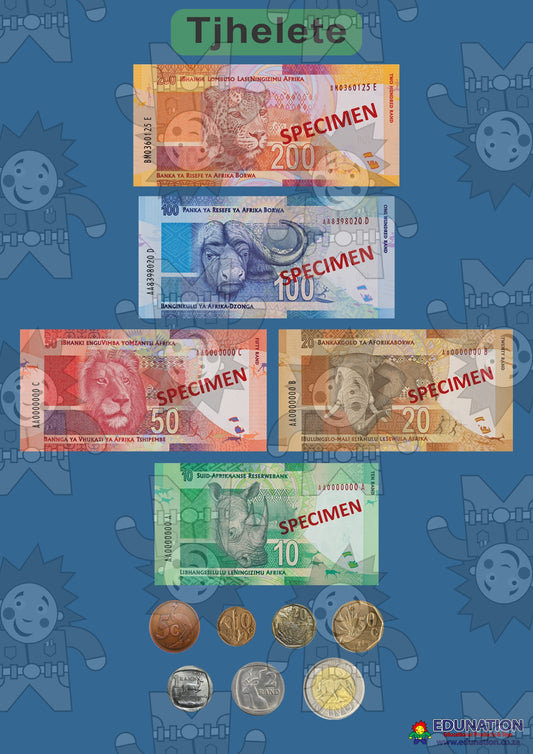 Tjhelete A4 - Single Sided - Edunation South Africa