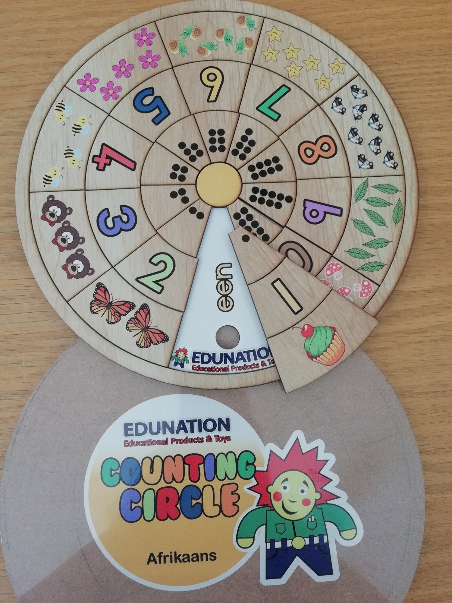 Counting Circle Puzzle - Afrikaans Edunation South Africa Maths & Numeracy