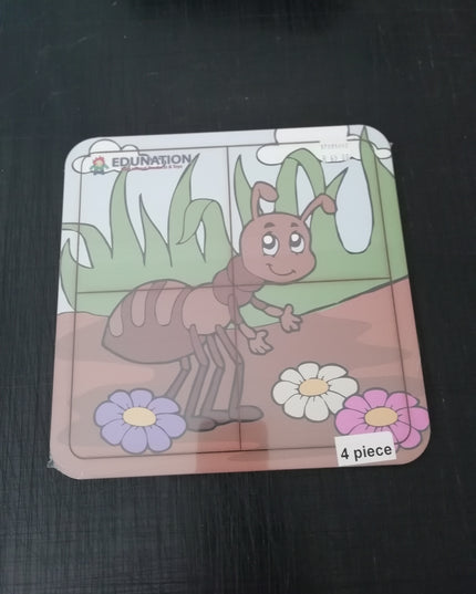 Wooden Puzzle Frame Square - 4pc Ant