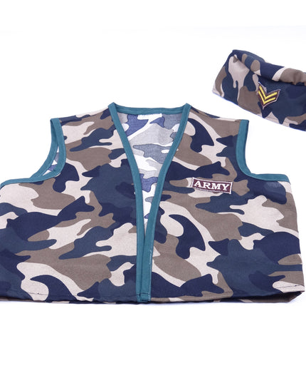 Play Vest - Army with Hat