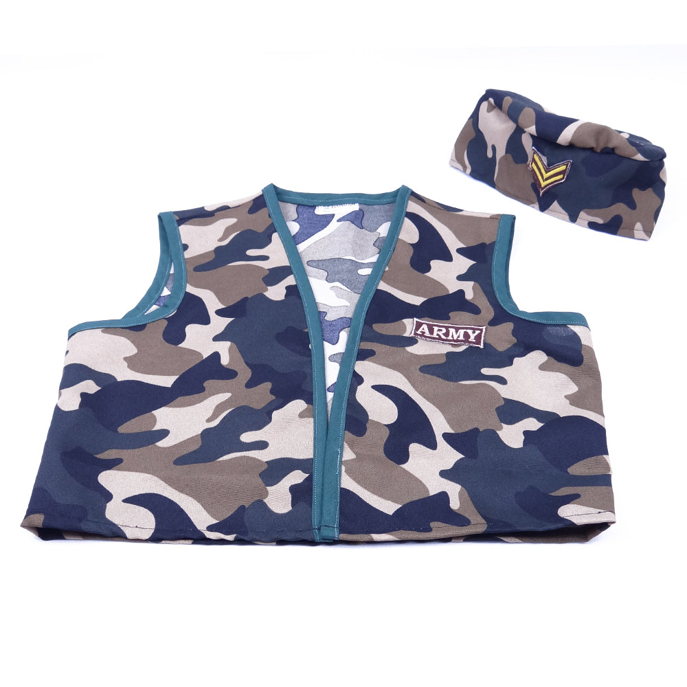 Play Vest - Army with Hat