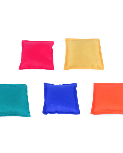 Bean Bag Set of 5 colours 14x14cm