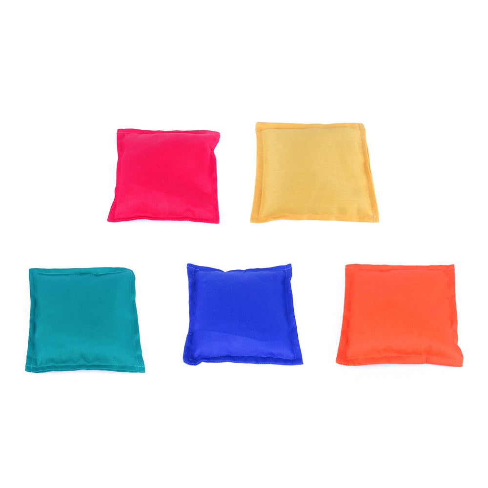 Bean Bag Set of 5 colours 14x14cm