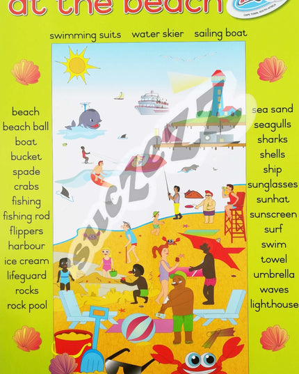 Poster - At the Beach