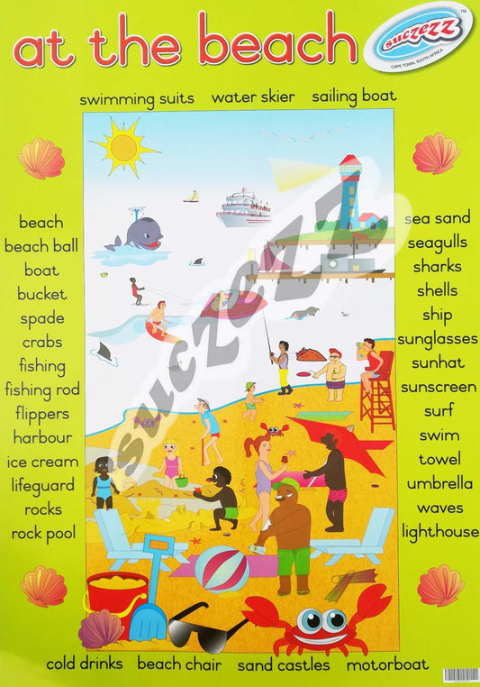 Poster - At the Beach