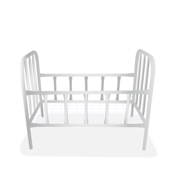 Baby Doll Bed - Steel, (courier costs do not apply contact for quotation)