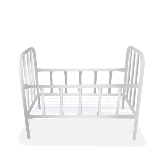 Baby Doll Bed - Steel, (courier costs do not apply contact for quotation)