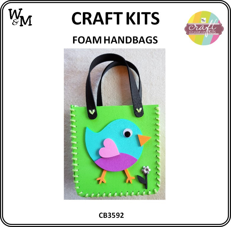 Craft Kit Foam Handbag Bird