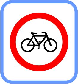 Road signs - Metal - Bicycle Lane, (courier costs do not apply contact for quotation) - Edunation South Africa