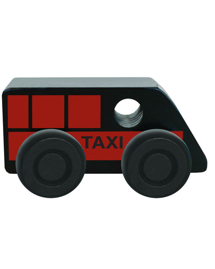 Wooden Car - Black Taxi