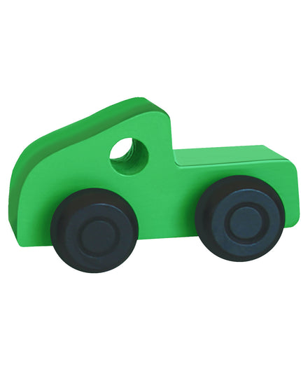 Wooden Car - Green Pick Up