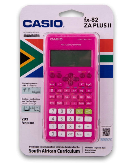 Calculator Scientific fx-82ZA Plus Casio - Pink