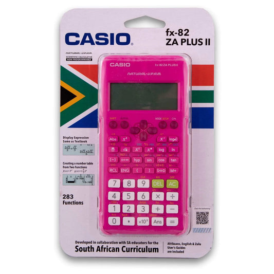 Calculator Scientific fx-82ZA Plus Casio - Pink