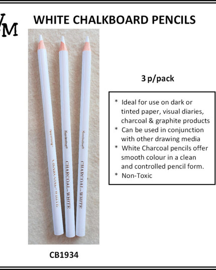 Chalkboard Pencil White each