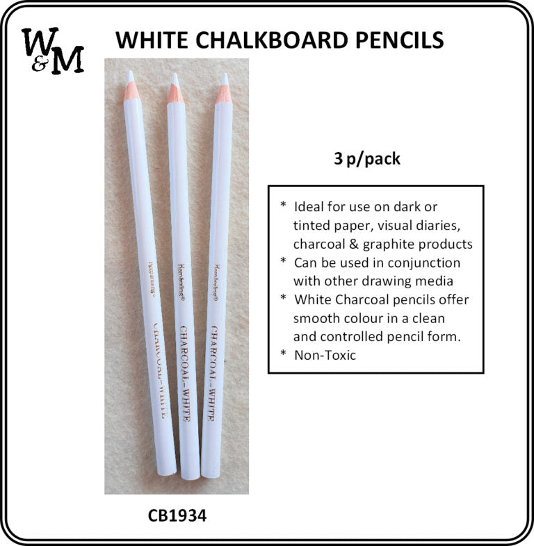 Chalkboard Pencil White each
