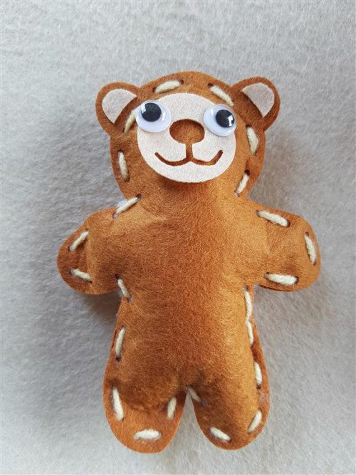 Craft kit felt Teddy Bear Pin cushion