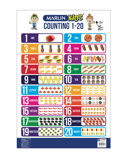 Chart - Counting 1 - 20