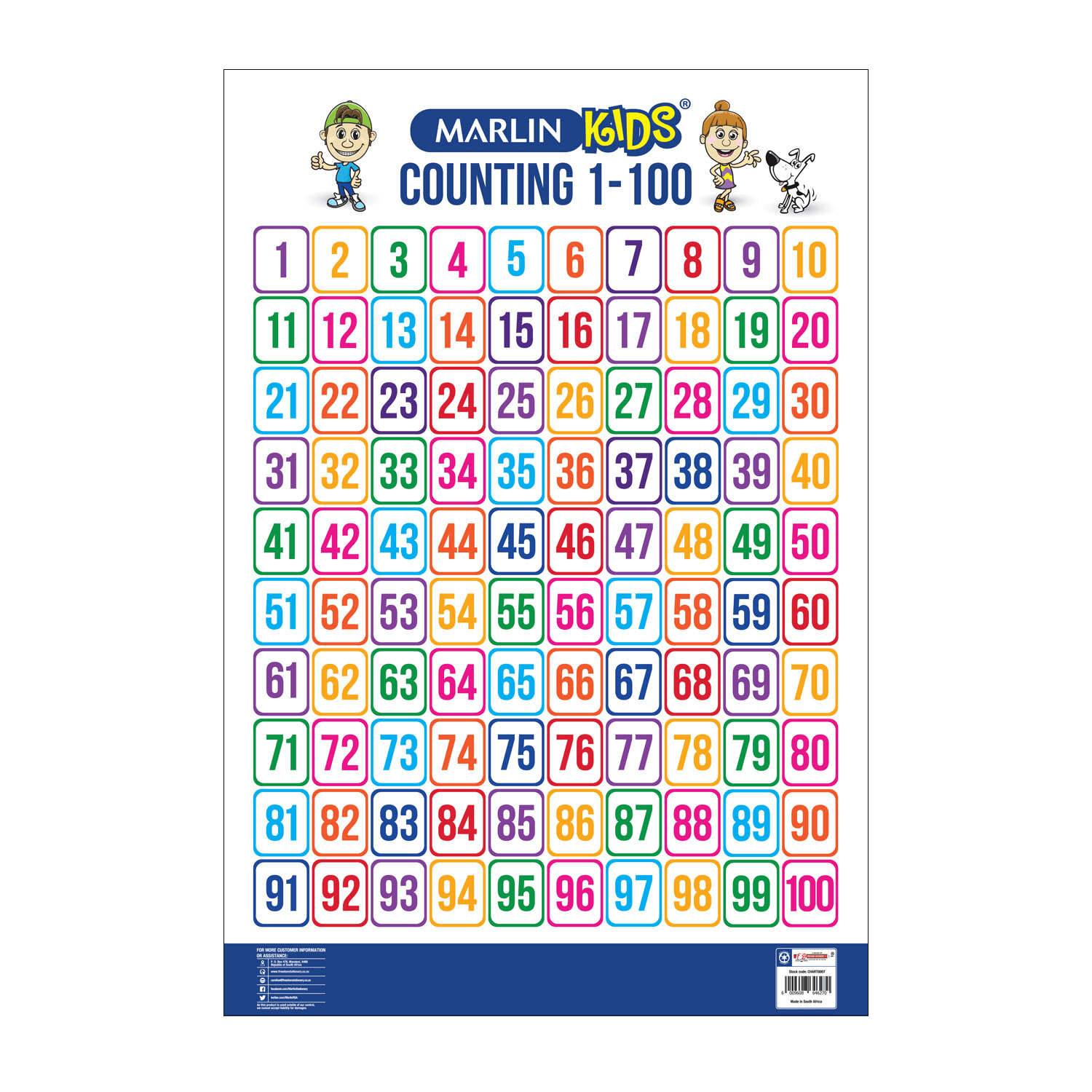 Chart - Counting 1 - 100 – Edunation