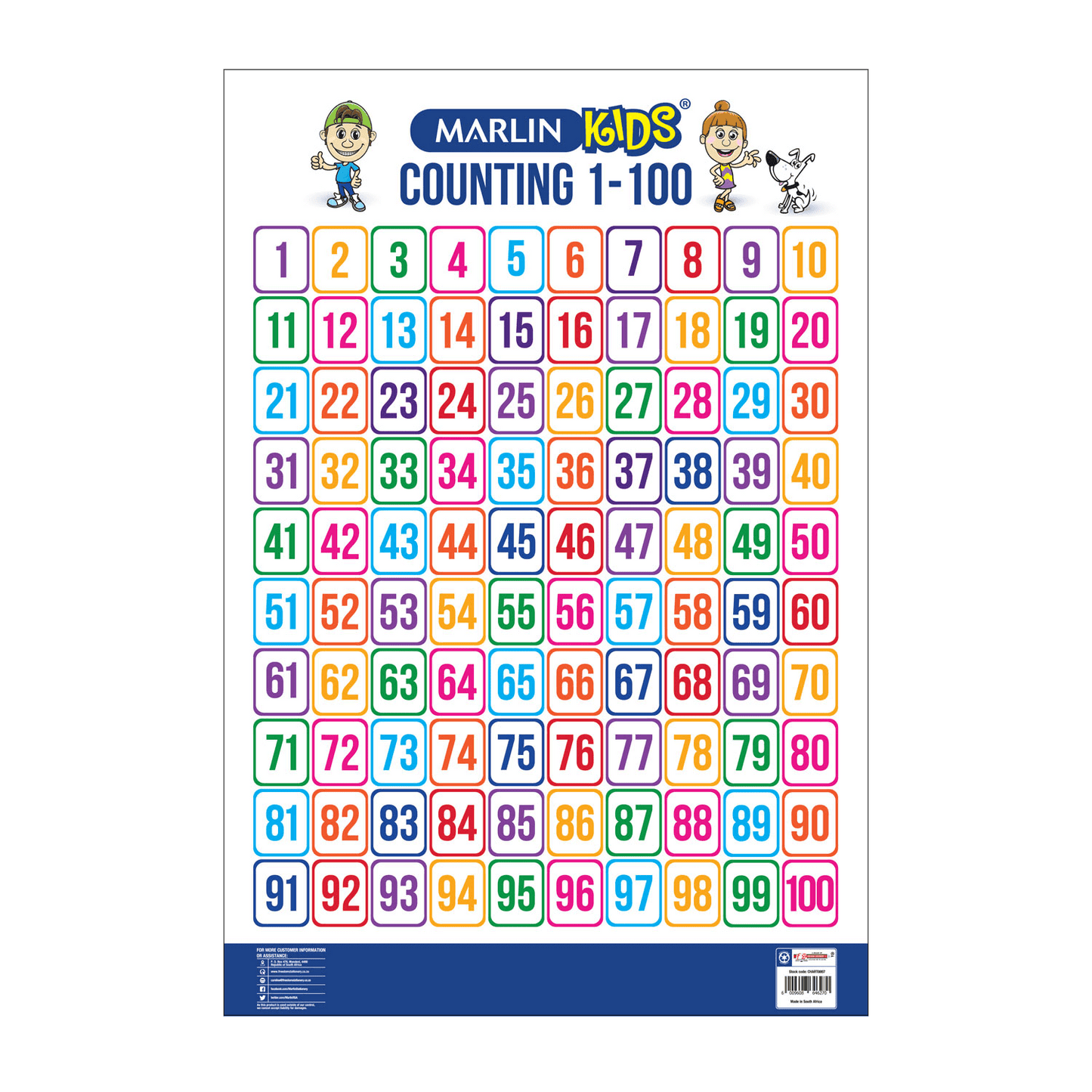 Chart - Counting 1 - 100
