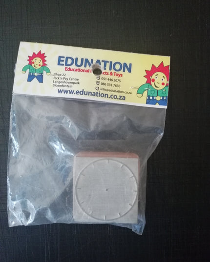 Stamp - Clock Face with minutes 4cm