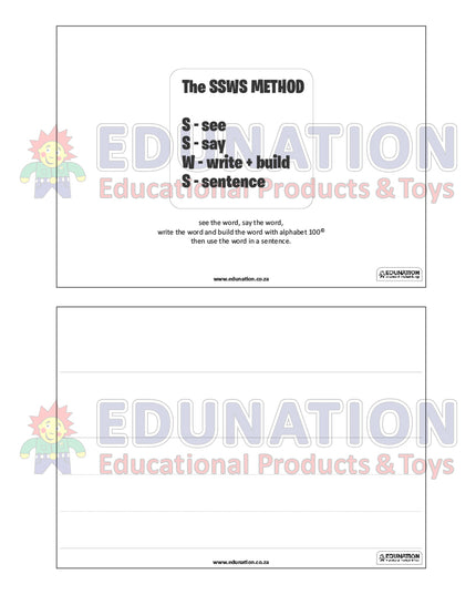 Learn new words - A4 - laminated