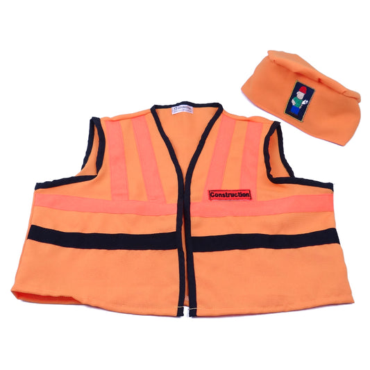 Play Vest - Construction Worker with Hat