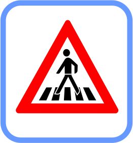Road signs - Metal - Pedestrians, (courier costs do not apply contact for quotation) - Edunation South Africa