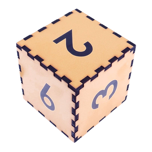 Dice Numbers - 65mm Wooden 1-6
