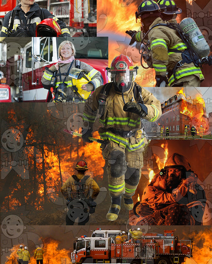 Fire Fighter A3 Poster