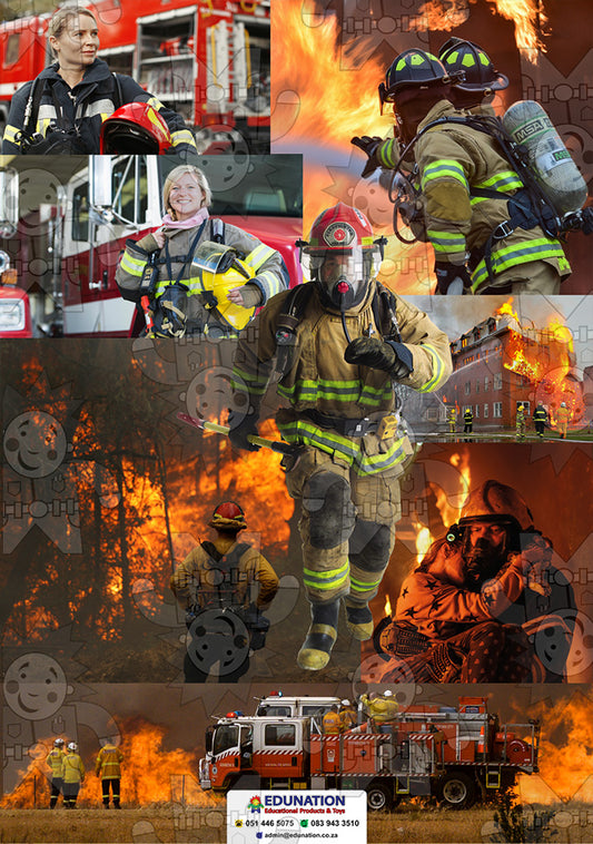 Fire Fighter A3 Poster
