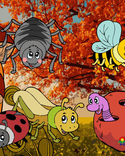 Wooden Puzzle Frame A3 - 36pc Bugs in Autumn Edunation South Africa A3 Frame Puzzles