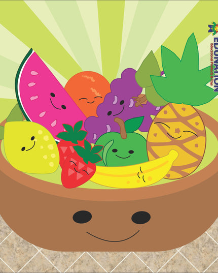 Wooden Puzzle Frame Jig - 15pc Fruitbowl Edunation South Africa Square Frame Puzzles