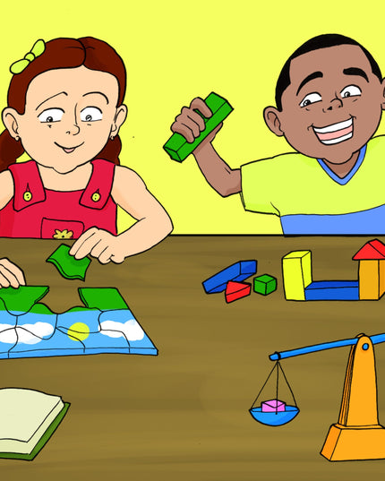 Wooden Puzzle Frame A4 - 9pc Classroom Play Edunation South Africa A4 Frame Puzzles