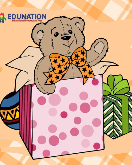 Wooden Puzzle Frame Jig - 2pc Surprise Bear Edunation South Africa Square Frame Puzzles