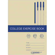 Exercise Book 72p A4 F/M