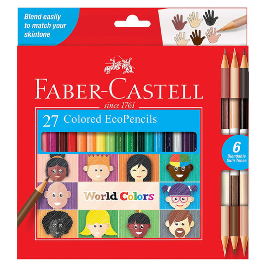 Colouring Pencils 24+3's World Colors Faber Castell
