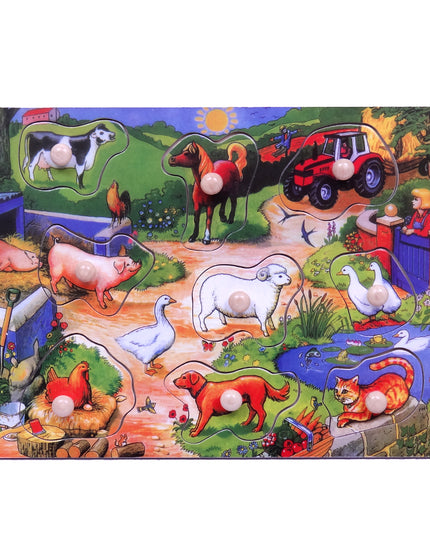 Knob Puzzle - Farm